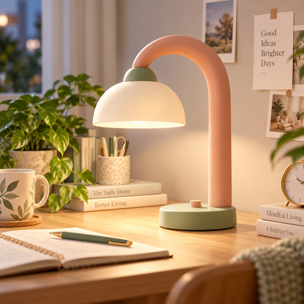 Jorenqia Sculptural Arch Desk Lamp view 3