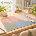 Jorenqia Pastel Color-Block Desk Mat view 1