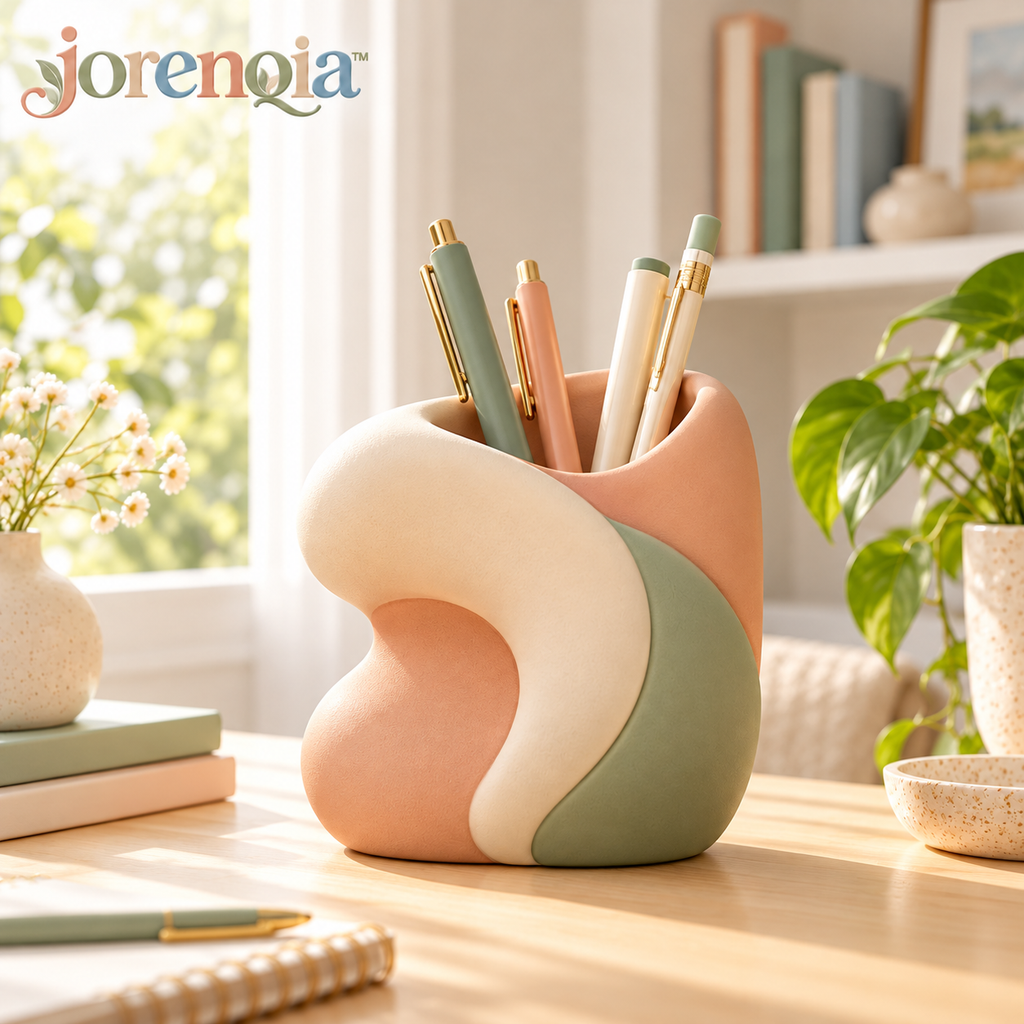 Jorenqia Sculptural Ceramic Pen Holder view 1