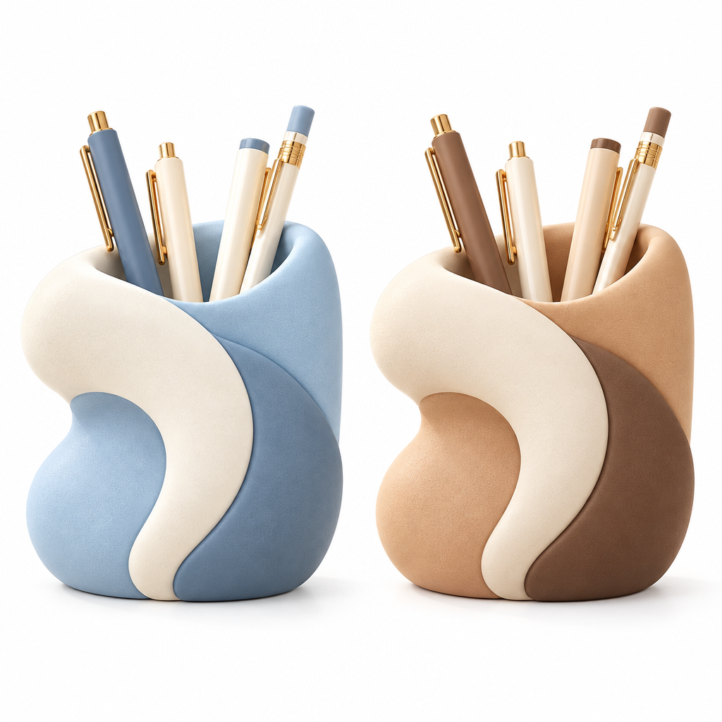 Jorenqia Sculptural Ceramic Pen Holder view 3