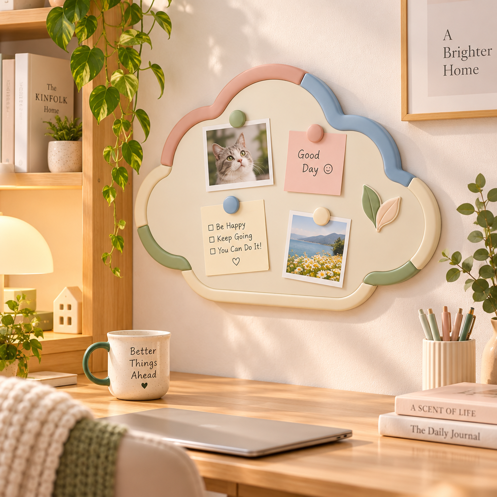 Jorenqia Cloud-Shaped Magnetic Memo Board view 4