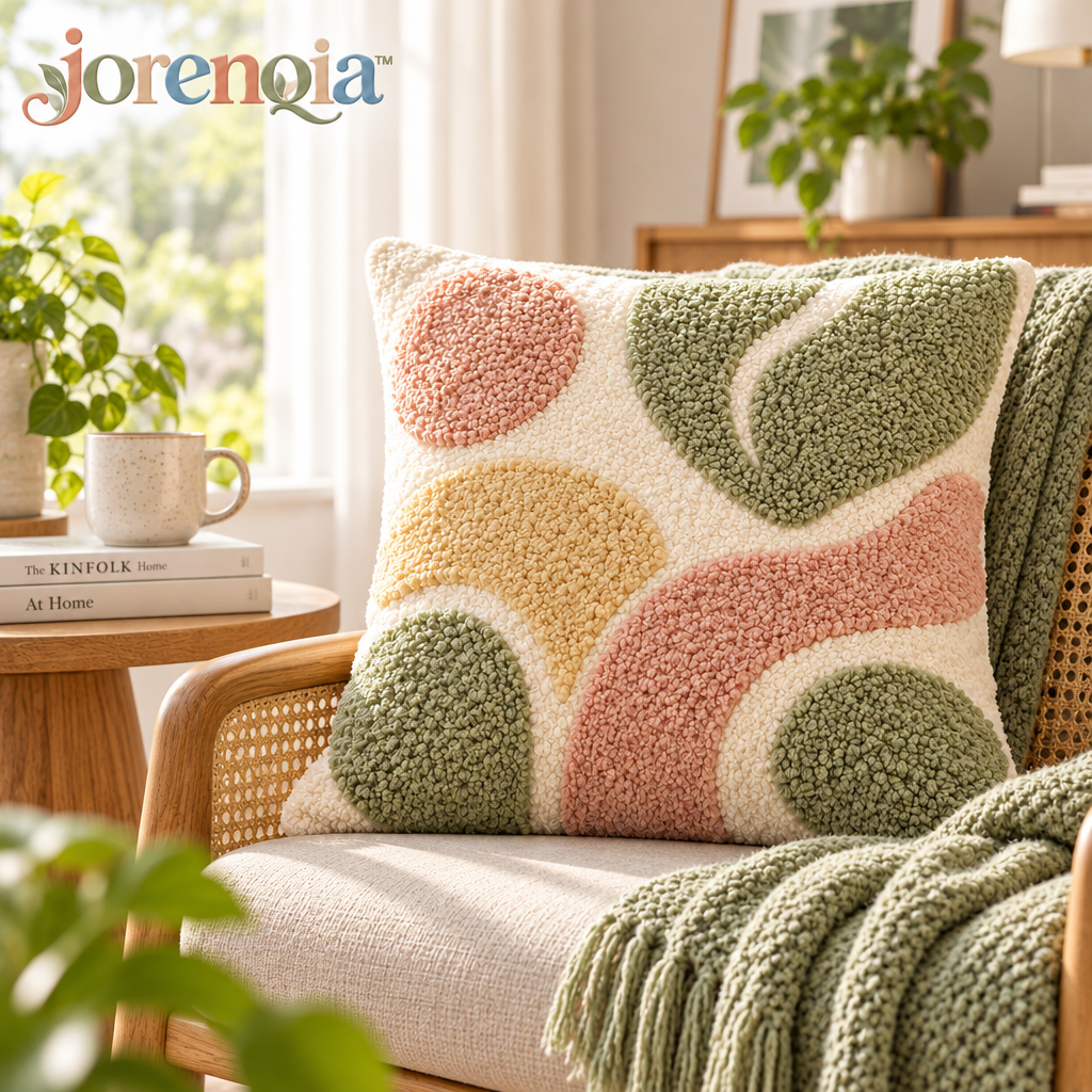 Jorenqia Pastel Tufted Accent Pillow view 4