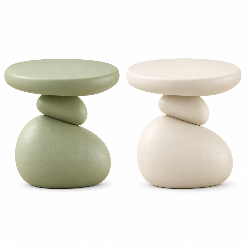 Jorenqia Pebble-Shaped Accent Side Table view 2