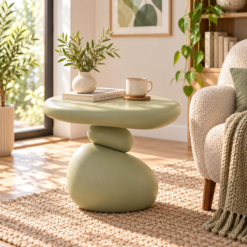 Jorenqia Pebble-Shaped Accent Side Table view 4