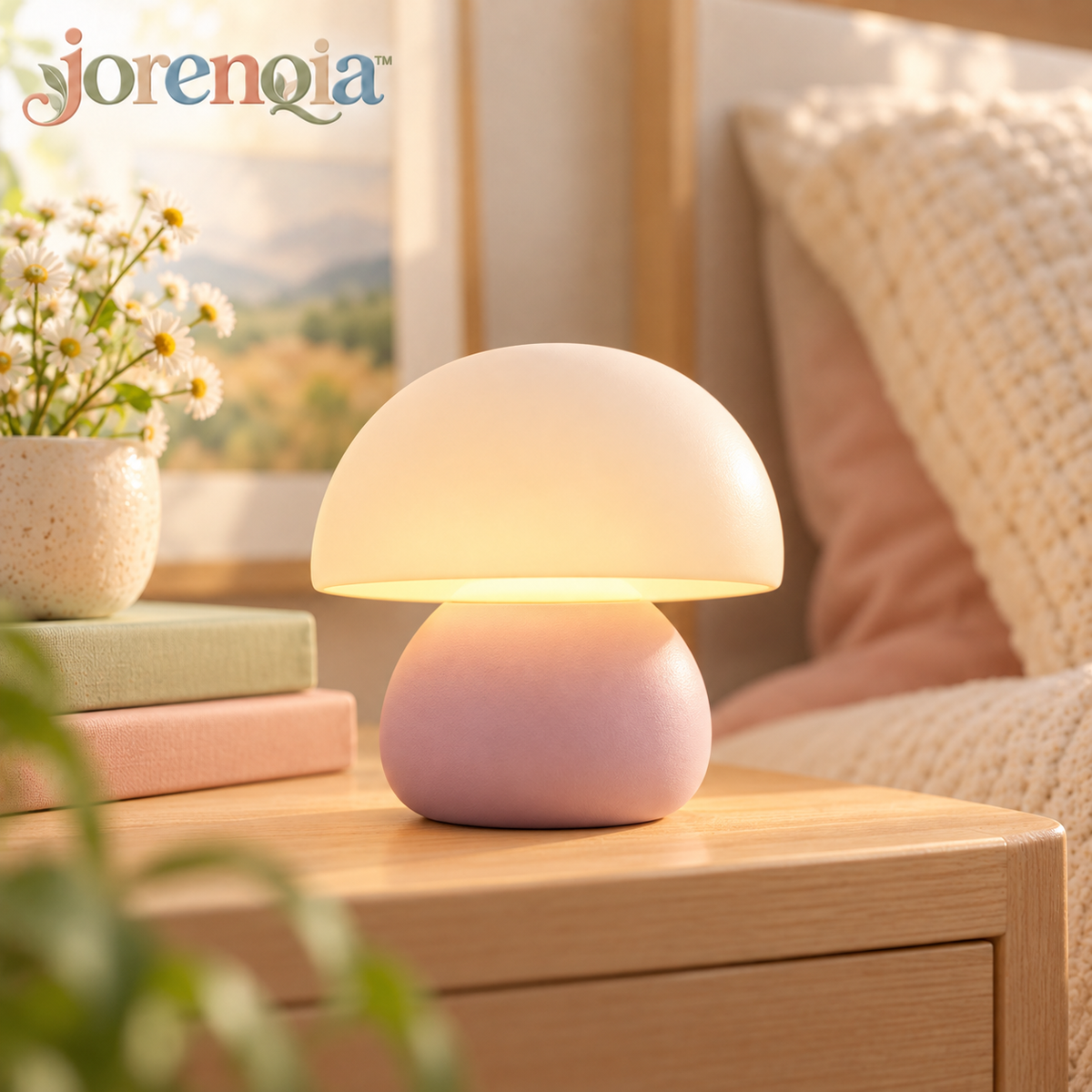 Jorenqia Mini Mushroom Ambient Night Light view 1
