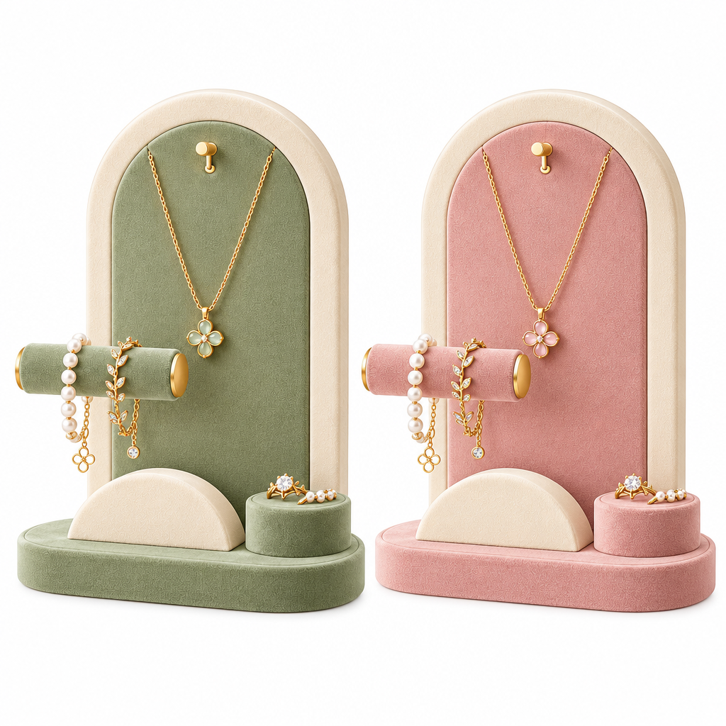 Jorenqia Pastel Arch Jewelry Display Stand view 2
