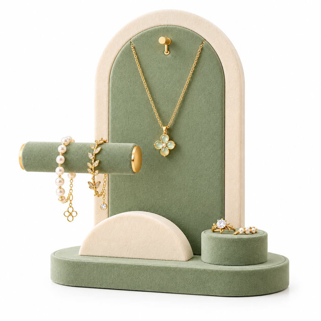 Jorenqia Pastel Arch Jewelry Display Stand view 4